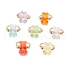 7Pcs Brass Acrylic Finger Rings RJEW-JR00884-2