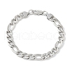 Non-Tarnish 201 Stainless Steel Figaro Chain Bracelets for Women Men BJEW-I316-04P-1