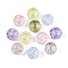 UV Plating Transparent Acrylic Beads TACR-N020-02-1