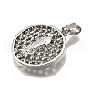 304 Stainless Steel Pendants STAS-B086-09H-P-2