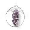 Natural Amethys Big Pendants G-F702-02P-B-2