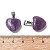 Natural Amethyst Pendants G-I311-A18-3