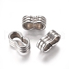 201 Stainless Steel Slide Charms/Slider Beads STAS-L238-057B-P-1