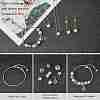 Tibetan Style Zinc Alloy Dog Paw Prints European Beads MPDL-PH0001-07-RS-WH-5