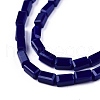 Opaque Solid Color Glass Beads Strands GLAA-N052-03-A01-3