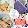Clear Acrylic Soap Stamps DIY-WH0445-007-3