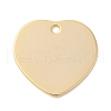 Ion Plating(IP) 304 Stainless Steel Stamping Blank Tag Pendants STAS-U025-10G-1