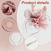 Feather Flower Mesh Veil Headband MRMJ-WH0077-121-4
