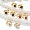 304 Stainless Steel Hoop Earrings EJEW-S253-05A-G-1