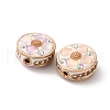 Handmade Resin Indonesia Round Beads IPDL-P005-03KCG-M-2