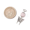 8Pcs Butterfly Tibetan Style Alloy Charms PALLOY-JF03506-2