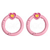 2Pcs Alloy Spring Gate Rings PW-WG34274-06-1