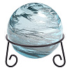Iron Crystal Ball Base Display Stand AJEW-WH0258-745B-1