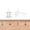 S925 Sterling Silver Stud Earrings EJEW-K303-01S-03-4
