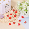 CHGCRAFT 12Pcs 2 Styles Opaque Resin Pendants RESI-CA0001-76-4