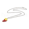 Best Friends Alloy Pendant Necklaces NJEW-K124-02A-P-2
