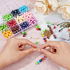 DICOSMETIC 336Pcs 12 Styles Opaque Acrylic Imitation Pearl Beads MACR-DC0001-12-3