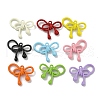 Spray Paint Alloy Pendants PALLOY-F312-34-1