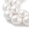 Electroplated Shell Pearl Beads Strands BSHE-H110-01-03-4