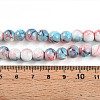 Baking Painted Glass Beads Strands DGLA-N003-8mm-C03-5