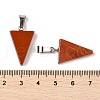 Natural Red Jasper Pendants G-B127-04P-07-4