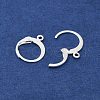 Ion Plating(IP) 304 Stainless Steel Leverback Earring Findings STAS-F075-38S-2