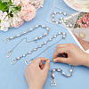Plastic Imitation Pearl Non-slip Bra Straps FIND-FG00001-3