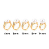 Brass Micro Pave Clear Cubic Zirconia Adjustable Ring Settings KK-T076-13G-9