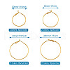 Brass Hoop Earrings KK-TA0007-79-NF-10
