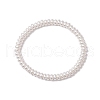 Transparent Spray Painted Glass Beaded Stretch Bracelets for Women BJEW-JB11755-2