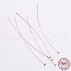 925 Sterling Silver Flat Head Pins STER-K017-45mm-S-3