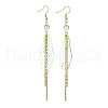 Resin Wing Dangle Earrings EJEW-JE06256-2