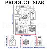 Custom Stainless Steel Metal Cutting Dies Stencils DIY-WH0289-074-2