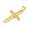 PVD Vacuum Plating 304 Stainless Steel Pendants STAS-C105-01G-2