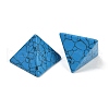 Synthetic Turquoise Orgonite Pyramid Display Decorations G-C186-07I-3