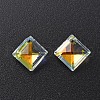 Electroplate Glass Charms EGLA-N006-021A-04-4