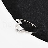 Brass Adjustable Cuff Rings for Women RJEW-B132-03P-2