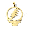 304 Stainless Steel Pendants STAS-C097-11G-1