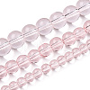 Transparent Glass Beads Strands GLAA-T032-T4mm-10-4