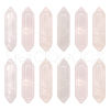 Olycraft 12Pcs Faceted Natural Rose Quartz Double Terminated Points G-OC0003-65-1
