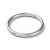 304 Stainless Steel Simple Plain Band Finger Ring for Women Men RJEW-F152-01B-P-2