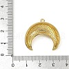 Brass Micro Pave Cubic Zirconia Pendants KK-M322-43G-3