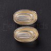 Plating Transparent Acrylic Beads OACR-P013-11-2