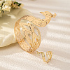 Peacock Alloy Cuff Bangles & Cuff Rings Sets FS-WG082E5-01-1