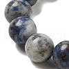 12.5mm Round Natural Blue Spot Jasper Braided Bead Bracelets for Women Men BJEW-C060-01N-2