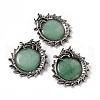 Natural Green Aventurine Pendants G-G983-01AS-03-1