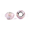 Transparent Glass European Beads GPDL-N004-D14mm-A02-2