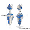 Teardrop S925 Sterling Silver Hoop Earrings ZY1921-2