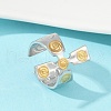 304 Stainless Steel Cuff Rings RJEW-S630-01GP-A-2