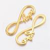 Tibetan Style Alloy Infinity with Hope Links connectors TIBE-S230-G-FF-2
